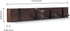 Modern Wooden Coat Rack, Wall Mounted with 4 Folding Hooks, Brown Coat Hanger for Purses and Keys