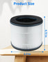 BBT BAMBOOST AP-T10FL Replacement Filter for Homedics AP-T10-BK and AP-T10-WT, H13 True HEPA & Activated Carbon, 2 Pack