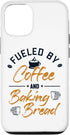 iPhone 13 Case, Fueled by Coffee and Baking Bread, Bread Dough, Bread Baker