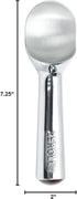 4 oz 10, (1010) Zeroll Original Ice Cream Scoop, Size in Silver/Brown