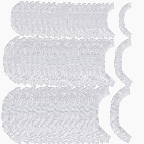 60 Pcs Disposable Furniture Dust Cover - Clear Plastic Kitchen Appliance Covers Dustproof with Elastic for Small