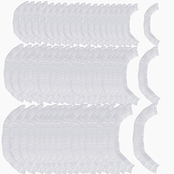 60 Pcs Disposable Furniture Dust Cover - Clear Plastic Kitchen Appliance Covers Dustproof with Elastic for Small