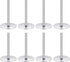 8 Pieces Stainless Steel Cake Heating Core, 2 Inch Silver Heat Rod for Cake Decorating Supplies