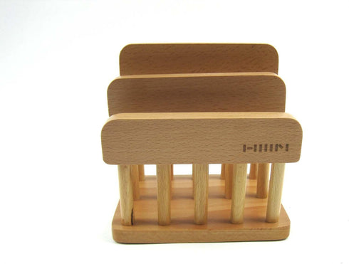 LENITH Wooden Dual Cutting Board Rack Chopping Board Organizer Stand Holder Kitchen