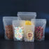 100 Pcs Resealable Bags, 3.9" x 5.9" Matte Stand Up Food Bags for Packaging Products, Herbs, Snacks, Tea, Spices