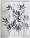 InterDesign 35620 Shower Curtain, 72 in W X 72 in L, Neutral Black/Gray