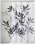 InterDesign 35620 Shower Curtain, 72 in W X 72 in L, Neutral Black/Gray