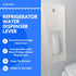 Water Dispenser Lever for Refrigerator, One-Handed Water Dispensing Lever for Select Models, Made in USA, White