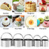 Pastry Utensils Set - Stainless Steel Pastry Blender, Dough Cutter, Biscuit Cutter, Silicone Baking Mats (5 Pcs/Set)