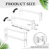 BrightRow 2 13.7 3.5 7.28 Inches, Pcs Expandable Window Sill Plant Shelf, x x Stackable Narrow over The Sink Shelf