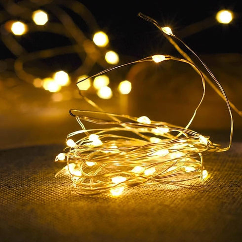 8 16.4ft 50leds) Fantasee Copper Wire String Lights USB Powered LED Fairy Lights Modes with Timer Remote Control