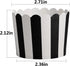 100 Pack Muffin Liners Baking Paper Cups Black and White Stripes Cupcake Liners Elegent Muffins Baking Cups Cupcake Wrappers for Birthday Parties, Weddings, Bottom Dia 2.36 Inch by Staruby