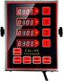 Li Bai 4 Channels Commercial Kitchen Timer, Multi-Function Digital Timer with Loud Alarm for Cooking