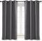 NICETOWN Blackout Curtain Blind for Bedroom, Thermal Insulated Grommet Blackout Drape (Single Panel, W42 x L63, Grey)