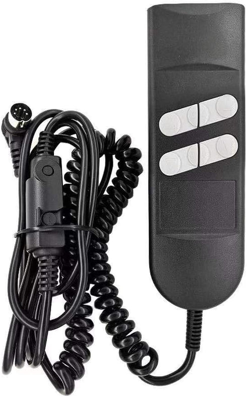 Fromann Recliners Remote Hand Control Handset, 180 Degree 5 Pin 4/6 Button with 90 Degree Extension Cord
