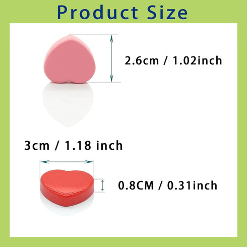 10 Pcs Fridge Magnets, Small Strong Heavy Duty Magnets for Whiteboard, Colorful Mini Cute Magnets for Kitchen Office