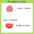 10 Pcs Fridge Magnets, Small Strong Heavy Duty Magnets for Whiteboard, Colorful Mini Cute Magnets for Kitchen Office