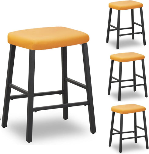 Deisy Dee Velvet Rectangle Vanity Stool Covers, Small Footstool Ottoman Covers Pack
