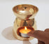 Pure Source India Brass Burner|Essential Oil Burner with Candle for Diffuser Oils | Relax with Home Aromatherapy