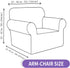 ZNSAYOTX Chair Slipcovers with Arms for Living Room High Stretchy Spandex Pet Friendly Armchair Furniture Protection