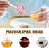 5.34 CALLARON Glass Honey Dipper Stick Clear Honey Stirring Stick Honey Server Spoon Jam Syrup Stirring Wand for Honey