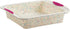 Trudeau 8x8in Confetti Silicone Cake Pan - Nonstick, BPA Free, Oven Safe to 428°F, Dishwasher Safe