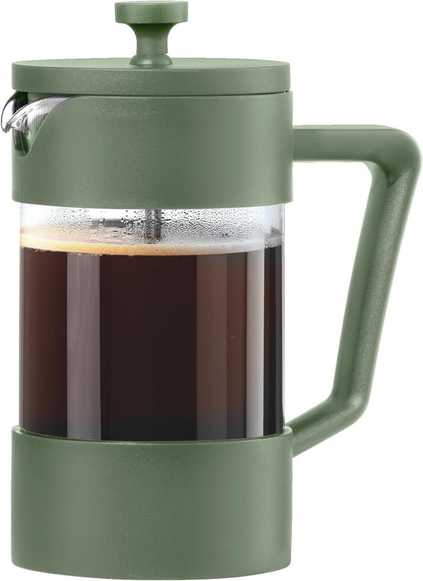 Oggi Borosilicate Glass French Press Coffee Maker (20oz) - 5 Cup Capacity, Coffee Press, Single Serve Coffee Maker,