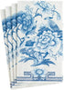 Caspari Blue & White Paper Guest Towel Napkins - Two Packs of