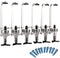 Wall Mounted Liquor Alcohol Dispenser 6-Bottle for Bar/Home Party Use Fit Wine