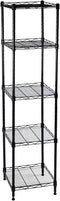 HESESOH 5-Wire Shelving Adjustable Shelves, Standing Storage Shelf for Laundry Bathroom Kitchen Pantry