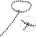 Pangda 20 Pack Stainless Steel Replacement Vertical Roman Roller Blind Ball Chain Cord Connector Clips