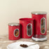 Home Basics 3 Piece Kitchen Canister Set with Transparent Window | 3 Sizes | Silicone Gasket Storage Containers