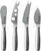BOSKA Stainless Steel Cheese Knife Set - 4 Mini Copenhagen Knives, Silver Non-Stick, Dishwasher Safe