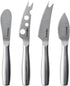 BOSKA Stainless Steel Cheese Knife Set - 4 Mini Copenhagen Knives, Silver Non-Stick, Dishwasher Safe