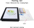Kids Art Frame, Black, Changeable Display 8.5"×11" or 7"×9" with Magnetic Door for Children Artwork