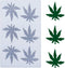 Marijuana Leaf Embossed Fondant Silicone Mold for Chocolate, Candy, Gum Paste, Polymer Clay, Baking Tools