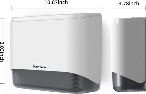 Commercial 1 Pack,Universal Paper Towel Dispenser Wall Mount with Lock Multifold Tri Fold Paper Hand Towel