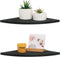 Corner Wall Shelves Set of 2, Rustic Wood Corner Floating Shelves with