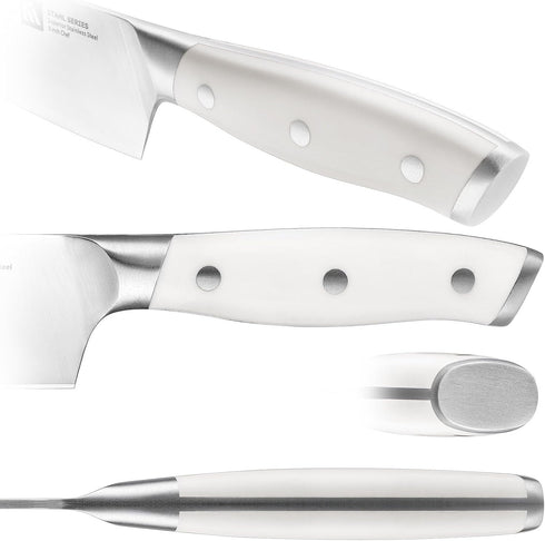 Klaus Meyer Stahl High Carbon Exclusive German Steel 3.5 inch Paring Knife (White)