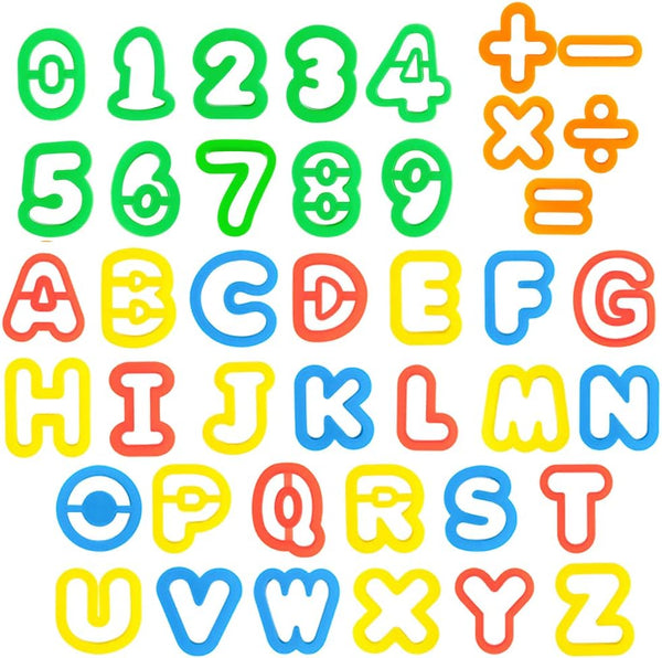 Kids Letter Molds Numeral Molds Tools Set for Preschool cognition Creative Cutting