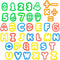 Kids Letter Molds Numeral Molds Tools Set for Preschool cognition Creative Cutting