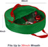 30" Christmas Wreath Storage Container Bag - Heavy Duty Ornament Wreath Container with Reinforced Handle and Double