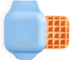 Rise by DASH Mini Waffle Maker, Non-Stick Surface Cooks 4 Inch Waffles in Minutes (Blue)