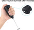 Onwon Handheld Electric Milk Frother, Battery Operated Mixer Whisk for Coffee, Latte, Cappuccino, Hot Chocolate