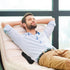 Inflatable Lumbar Support Pillow - Breathable Lower Back Cushion with Handpump for Travel and Home Use