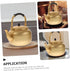 Tea Kettle Metal Tea Kettle Vintage Aluminum Kettle Golden Korean Rice Wine Jug Tea Kettle Stovetop by FUNOMOCYA