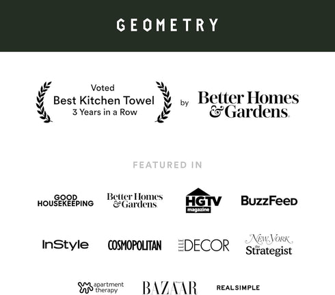 18" 30" 1 Pack GEOMETRY Kitchen Tea Towels - Quick Dry Microfiber Dish Towels for Kitchen All Lined Up, x