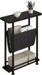 Narrow Side Table, 3 Tier Small Side Table for Small Spaces, Morden