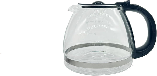 5 Cup Coffee Pot Replacement, Compatible with Mr Coffee and Gourmia Coffee Makers, Black