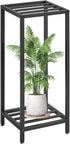 IBUYKE 30 Inch Tall Plant Stand Indoor, 2 Tier Metal Corner Plant